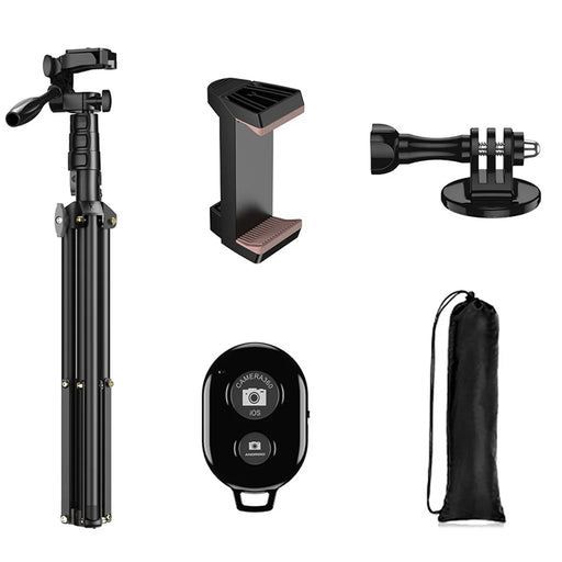 APEXEL APL-JJ070 20"-70" Height Adjustment Tripod Cell Phone Selfie Stick for Video Recording Live Streaming - 1