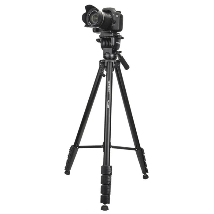 YUNTENG VCT-3000 Camera Tripod 300cm Height Aluminum Alloy Tripod Stand with Phone Clip for Travel / YouTube Video / Photography - 1