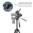 YUNTENG VCT-3000 Camera Tripod 300cm Height Aluminum Alloy Tripod Stand with Phone Clip for Travel / YouTube Video / Photography - 5