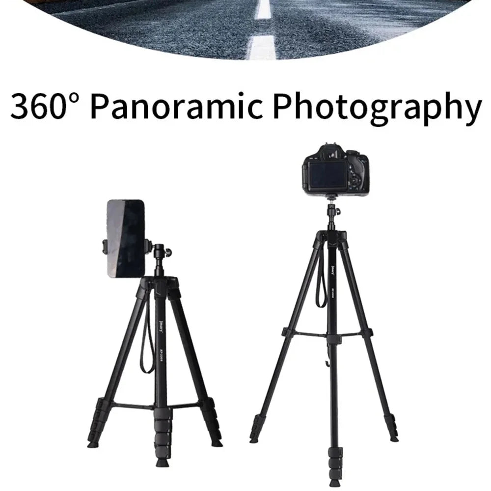 JMARY KP2208 1.7m Fill Light Camera Tripod Holder for Live Streaming, Photography Metal Cell Phone Floor Stand - 4