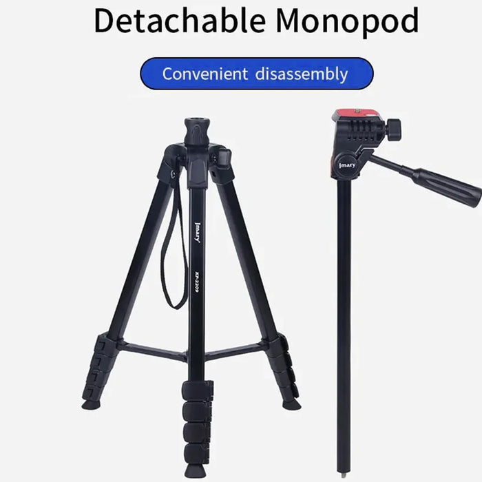 JMARY KP2209 Outdoor Tripod Stand with Horizontal Extension Rod Cell Phone Camera Folding Tripod - 3