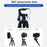 JMARY KP2209 Outdoor Tripod Stand with Horizontal Extension Rod Cell Phone Camera Folding Tripod - 4