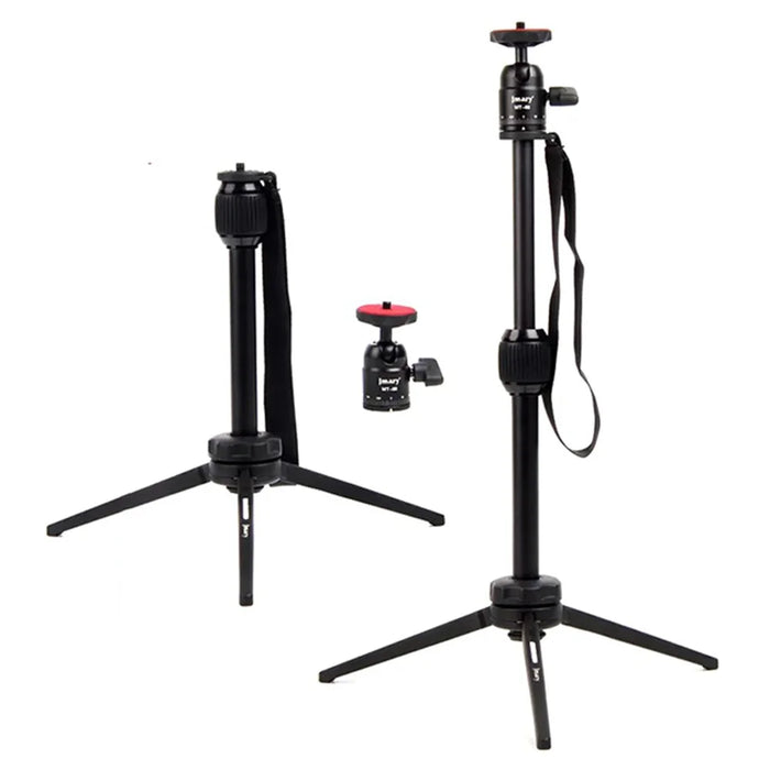JMARY MT68 Portable Photography Selfie Mini Tripod Aluminum Alloy Telescopic SLR Camera Phone Stand - 1