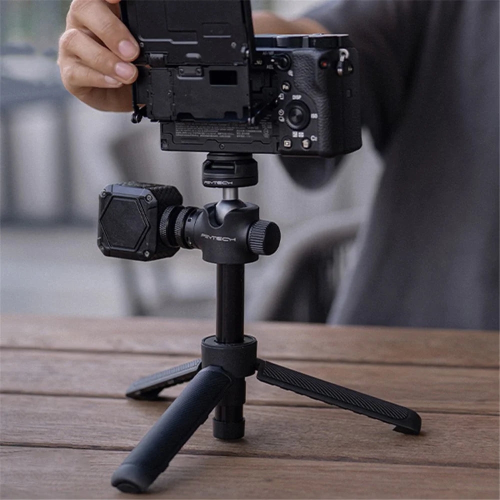 PGYTECH P-GM-218 CapLock Sports Camera Tripod Stand Retractable Selfie Stick Universal Adjustable Ball Head Phone Holder - 3