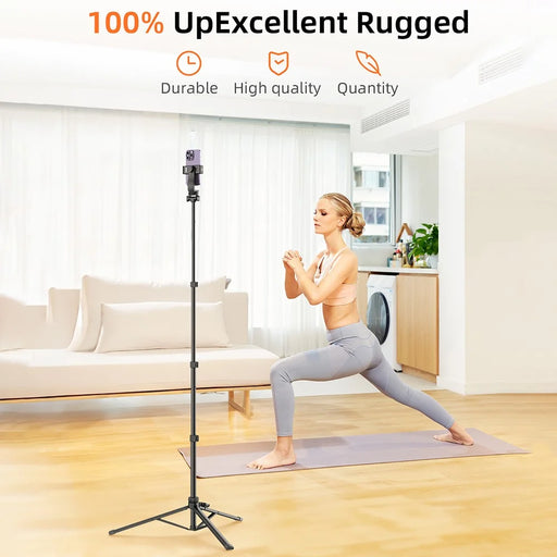 VRIG 1.6m 2-in-1 Live Broadcast Selfie Stick Telescopic Tripod Bracket with Bluetooth-compatible Remote - 2