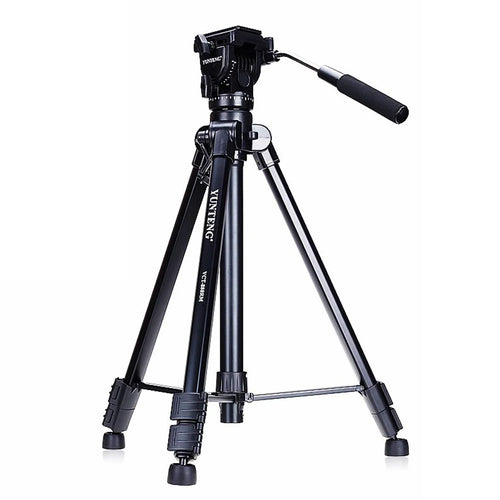 YUNTENG VCT-880RM 3 Sections Photo Studio Tripod Hydraulic PTZ Stand for DSLR Camera - 1