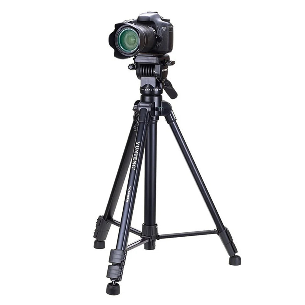 YUNTENG VCT-880RM 3 Sections Photo Studio Tripod Hydraulic PTZ Stand for DSLR Camera - 2