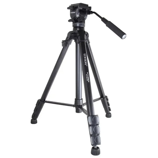 YUNTENG VCT-999RM Portable Aluminum Alloy Tripod with Quick Release Plate for Canon Nikon DSLR Camera - 1