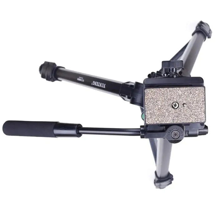 YUNTENG VCT-999RM Portable Aluminum Alloy Tripod with Quick Release Plate for Canon Nikon DSLR Camera - 7