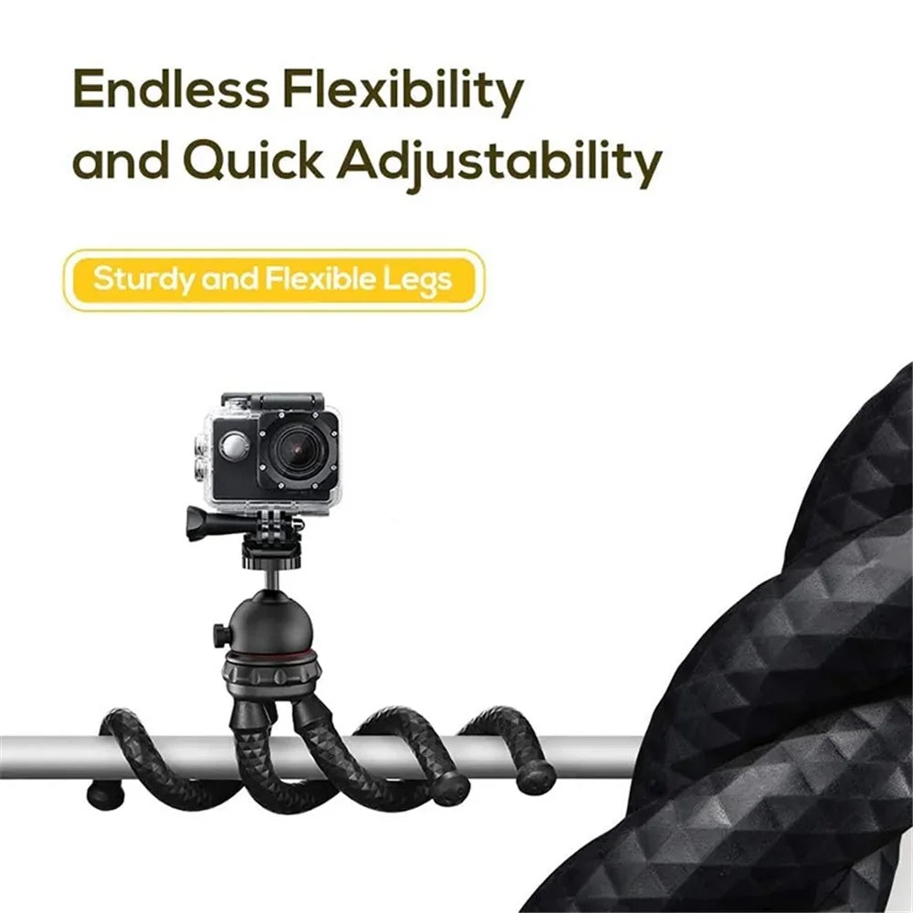 JMARY MT25 Ball Head Selfie Stick Flexible Octopus Tripod Bracket with Phone Holder - 6