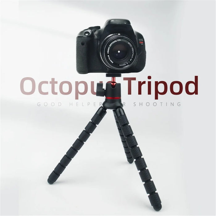 JUNNX JX-PJ-04 1 / 4" Screw Flexible Octopus Tripod Stand with Rotating Ball Head - 2