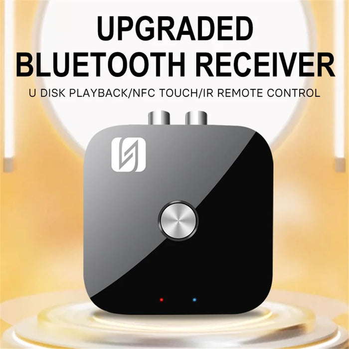 T68 Vintage Audio Amplifier Wireless Adapter NFC Bluetooth-compatible 5.3 Audio Adapter with 3.5mm / RCA - 7