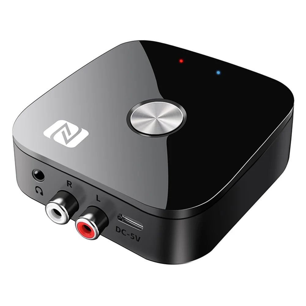 T68 Vintage Audio Amplifier Wireless Adapter NFC Bluetooth-compatible 5.3 Audio Adapter with 3.5mm / RCA - 1