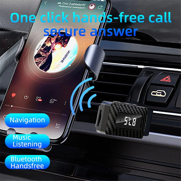 W3 Wireless USB Bluetooth-compatible 5.3 Music Receiver AUX Audio Adapter FM Transmitter - 3