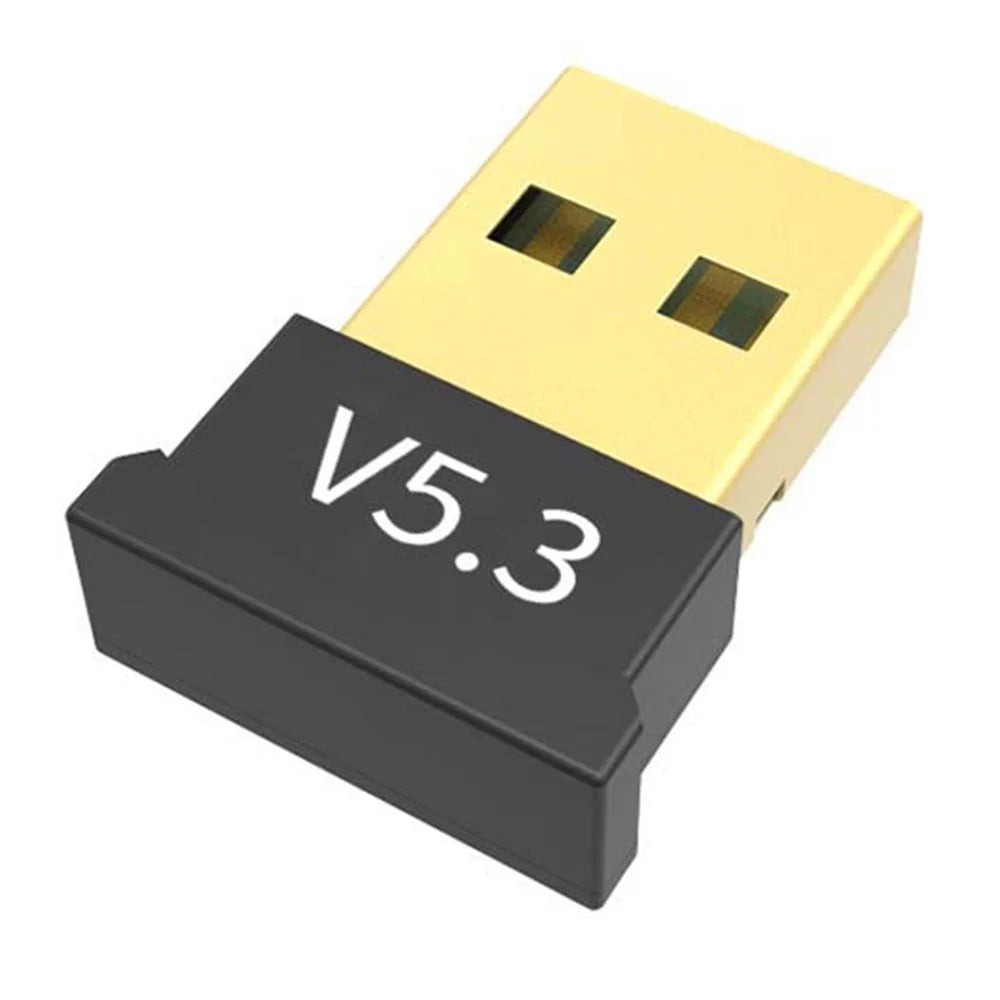 Computer USB Bluetooth-compatible 5.3 Adapter Receiver Dongle Transmitter for Laptop Headset - 1