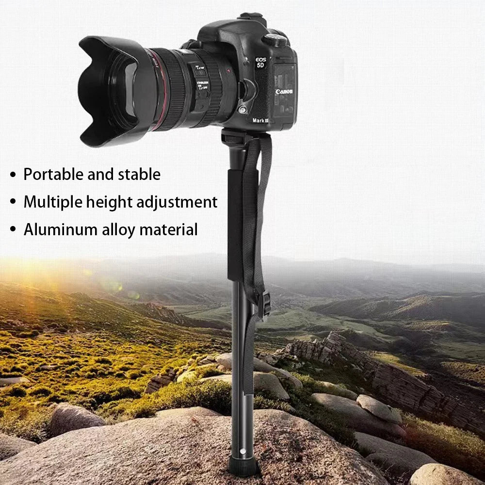 YUNTENG 218 Portable Camera Stand for Digital Cameras, DSLRs Metal Monopods Holder - 3