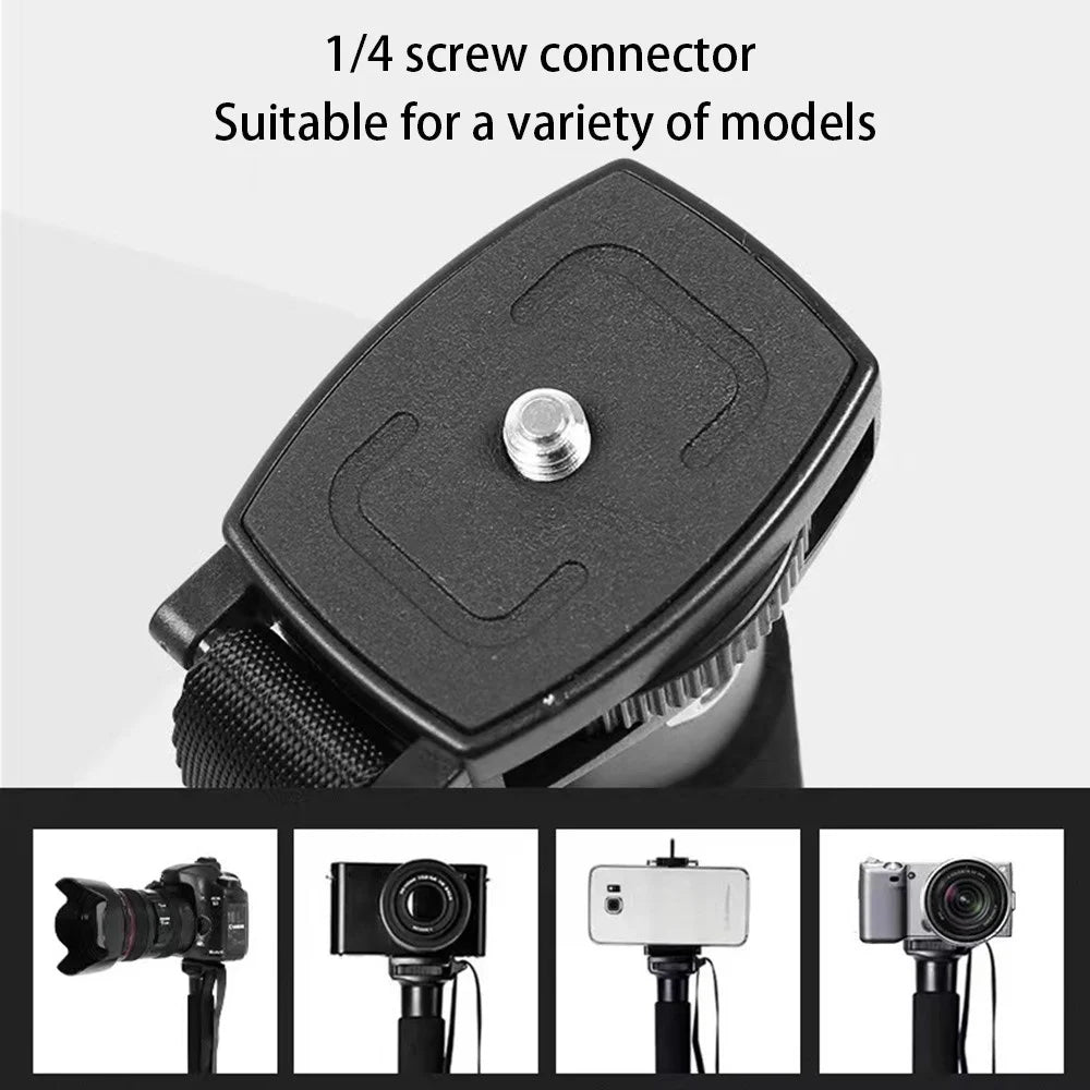 YUNTENG 218 Portable Camera Stand for Digital Cameras, DSLRs Metal Monopods Holder - 5