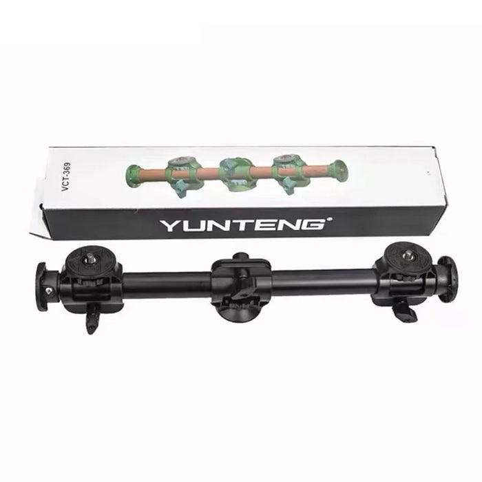 YUNTENG VCT-369 Horizontal Aluminum Alloy Gimbal Extension Pole for Tripod Stabilizer Camera - 6