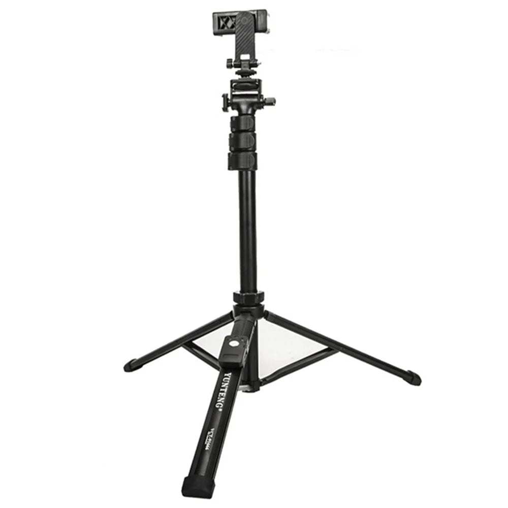 YUNTENG VCT-91666 Camera Phone Holder Extendable Tripod Stand Bluetooth-compatible Live Streaming Selfie Stick - 1
