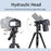 JMARY KT285+NB50 Extendable Height Aluminum Alloy Camera Holder Tripod Stand for Live Streaming - 6
