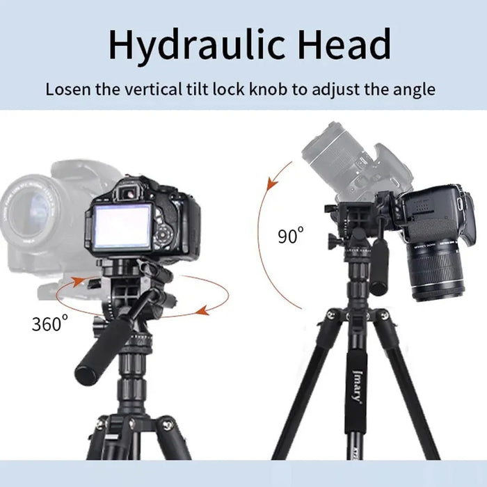 JMARY KT285+NB50 Extendable Height Aluminum Alloy Camera Holder Tripod Stand for Live Streaming - 6