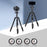 JMARY KT285+NB40 Detachable Camera Phone Stand Telescopic Live Streaming Photography Monopod Tripod - 3