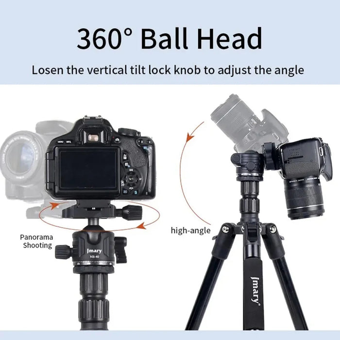 JMARY KT285+NB40 Detachable Camera Phone Stand Telescopic Live Streaming Photography Monopod Tripod - 7