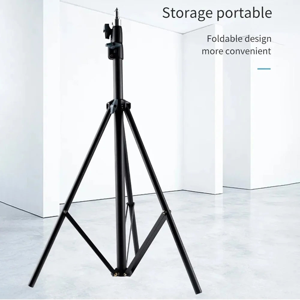 JMARY MT-75 Portable Photography Lightweight Tripod SPCC Steel Telescopic Camera Phone Stand - 2