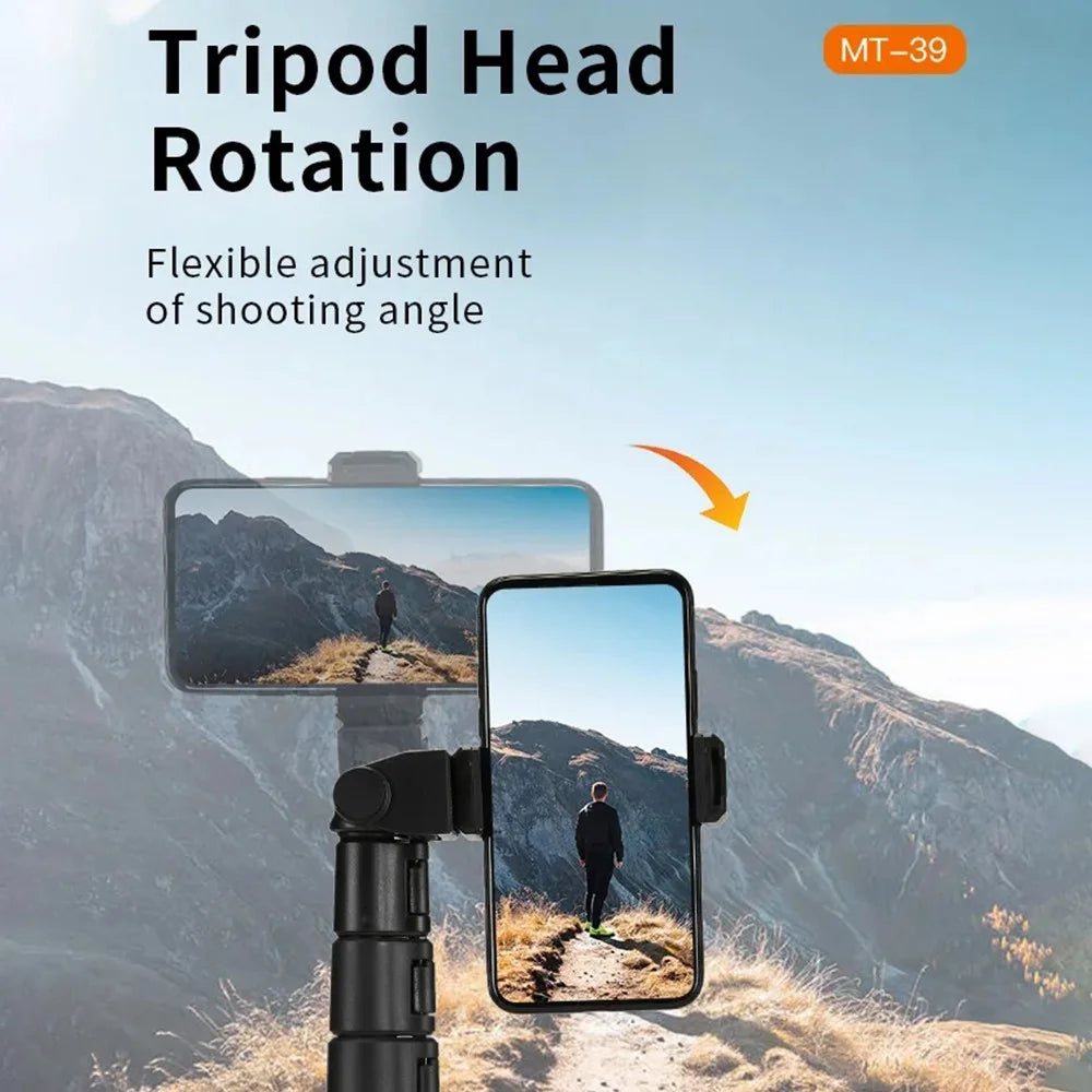 JMARY MT-39 Live Streaming DSLR Camera Stand Holder Phone Clamp Tripod - 5