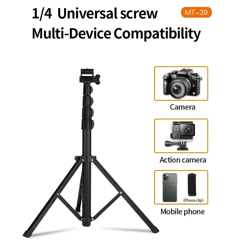 JMARY MT-39 Live Streaming DSLR Camera Stand Holder Phone Clamp Tripod - 7