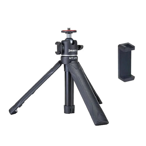 JMARY MT-29 Portable Selfie Stick Camera Phone Holder Mini Extendable Live Streaming Desktop Tripod - 1