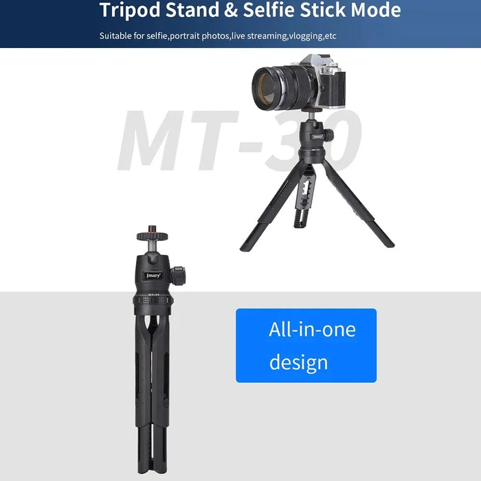 JMARY MT-30 Selfie Stick 5-section Adjustable Tripod for Camera / Phone / Projector - 3