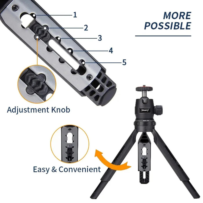 JMARY MT-30 Selfie Stick 5-section Adjustable Tripod for Camera / Phone / Projector - 7