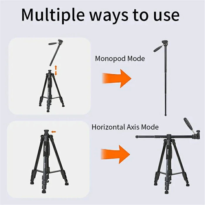 JMARY KP-2274 Multi-function Outdoor Photography Tripod 5-section Adjustable Monopod - 3