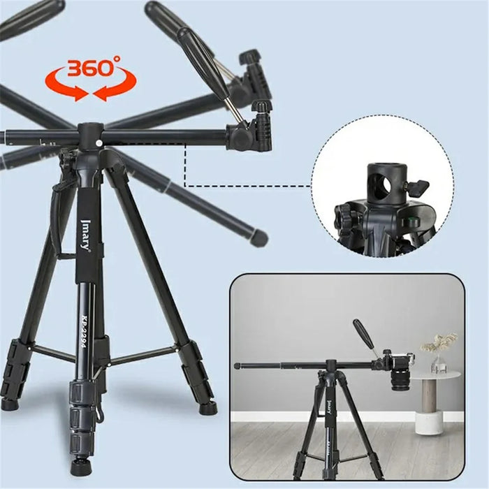 JMARY KP-2294 179cm 4-section Adjustable Monopod Multi-function Panoramic Photography Tripod - 2