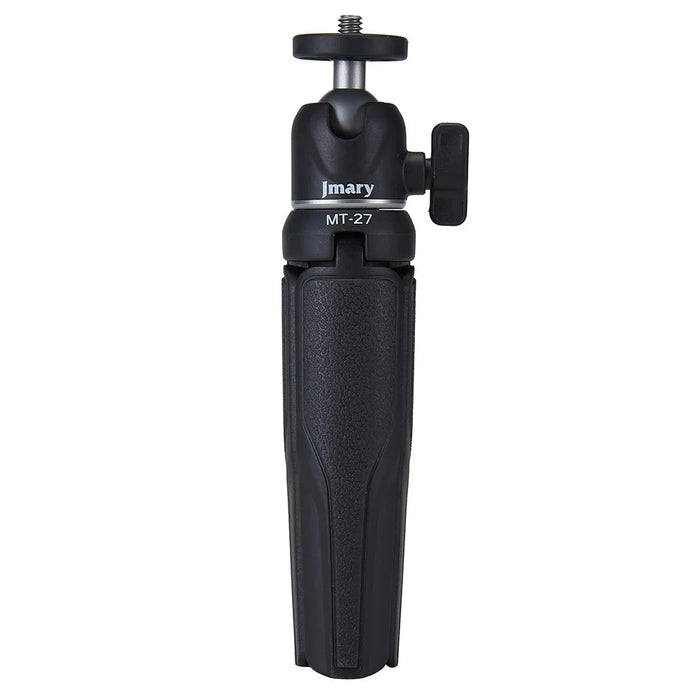 JMARY MT-27 3 Sections Adjustable Portable Live Streaming Desktop Tripod + Phone Holder - 1