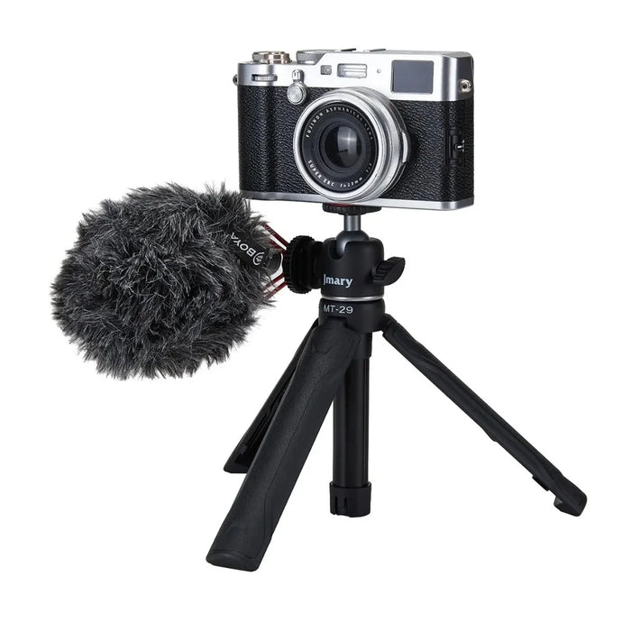 JMARY MT-27 3 Sections Adjustable Portable Live Streaming Desktop Tripod + Phone Holder - 7