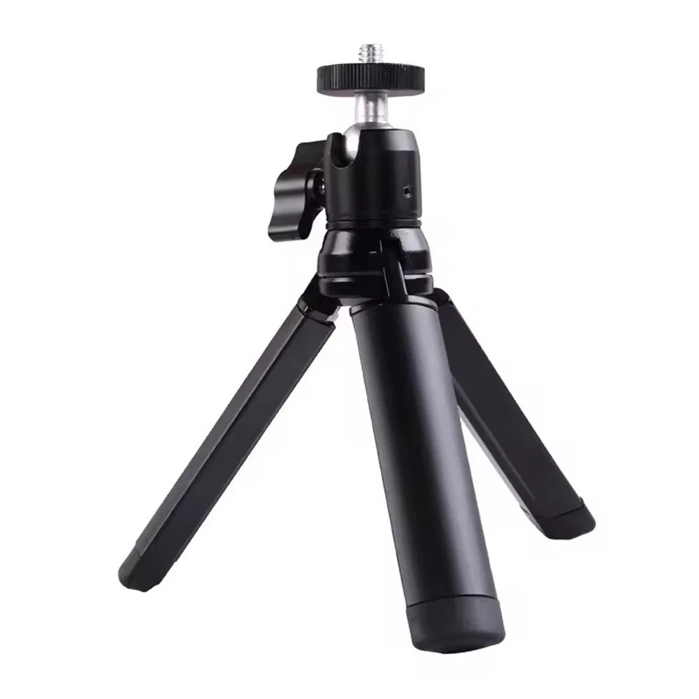 X028 Portable Webcam Tripod Stand Aluminum Alloy Extendable Desktops Tripod - 1