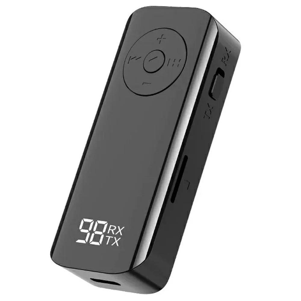 M06 Bluetooth-compatible 5.3 Audio Transmitter Lavalier Receiver for Car AUX Headphone Adapter - 1