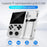 AMPOWN XU10 Dual Joy-Pad Game Machine Retro Handheld Game Console (No TF Card) - White - 3