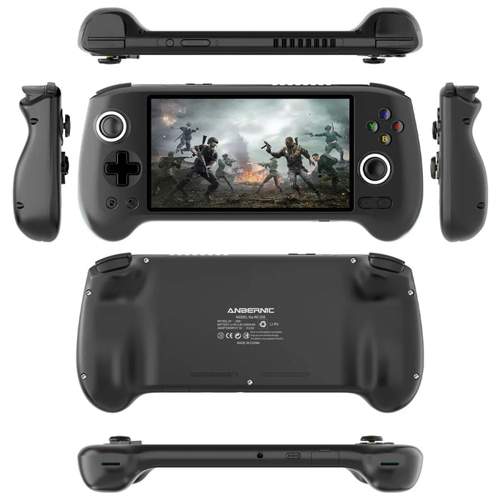 ANBERNIC RG556 8+128G Wireless Gamepad Retro Joystick Game Console with 256G TF Card (English Version) - Black - 1