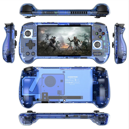 ANBERNIC RG556 8+128G Wireless Gamepad Retro Joystick Game Console with 128G TF Card (English Version) - Blue - 1