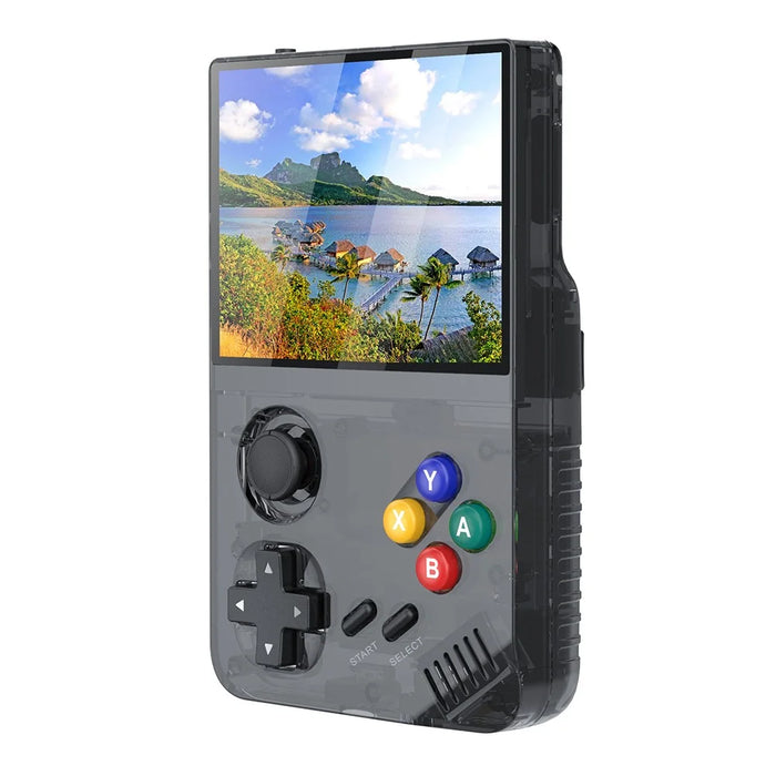 AMPOWN M19 3.5-inch IPS Screen Retro Handheld Game Console 3D Rocker Arcade Gamepad, without Memory Card - Black - 1