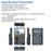 AMPOWN M19 3.5-inch IPS Screen Retro Handheld Game Console 3D Rocker Arcade Gamepad, without Memory Card - Black - 6
