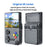 AMPOWN M19 3.5-inch IPS Screen Retro Handheld Game Console 3D Rocker Arcade Gamepad (English Version), with 64G TF Card - Black - 3