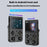ANBERNIC RG353V 32GB Retro Gamepad Android 11 Linux Handheld Game Console with 3.5 Inch IPS Screen (without TF Card / Games) - Transparent Black - 6