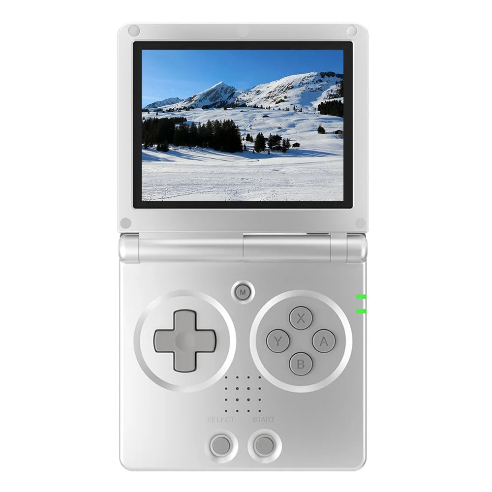 ANBERNIC RG35XXSP 3.5-inch Screen Flip Handheld Gaming Machine 64G Wireless Game Console with 128G TF Card (English Version) - Silver - 1