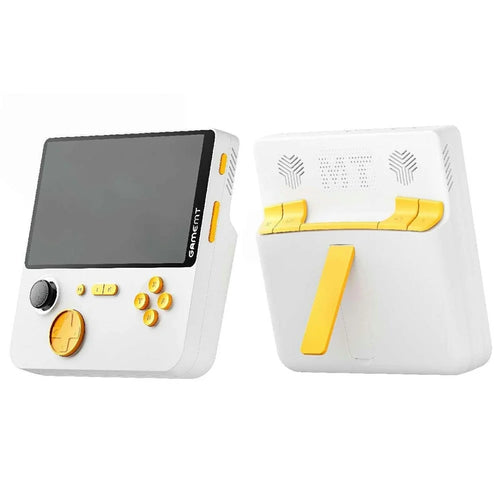 E5 5.0-inch Retro Handheld Game Console Mini Arcade Game Machine Support HD TV Connection with 128G Memory Card - Yellow - 1