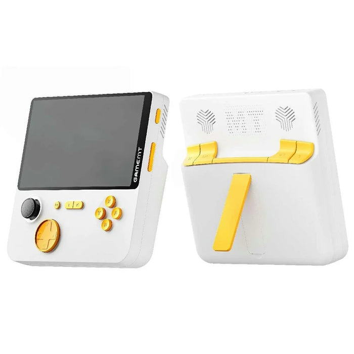 E5 5.0-inch Retro Handheld Game Console Mini Arcade Game Machine Support HD TV Connection with 128G Memory Card - Yellow - 1