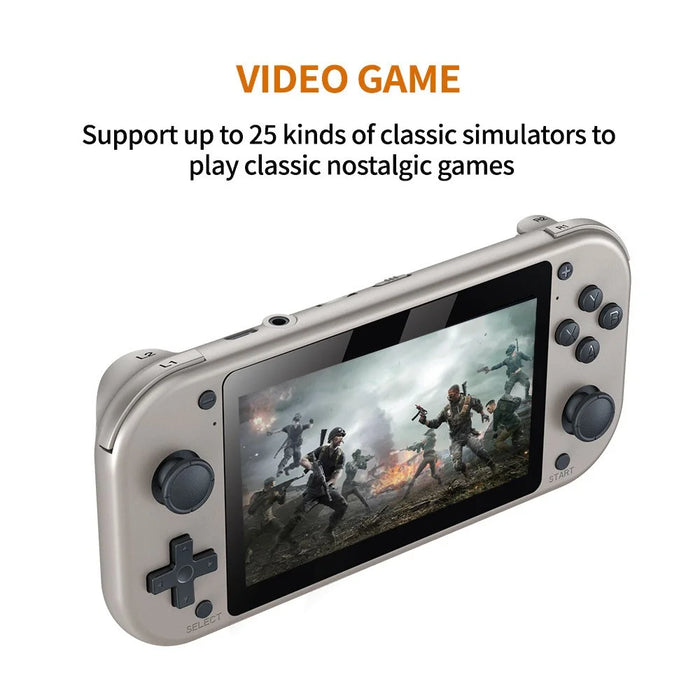 M17 4.3 Inch Screen Handheld Video Game Console 3D Arcade Emulator Controller with 128G Memory - 3